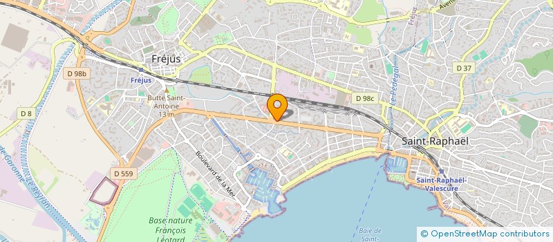localisation de l'entreprise MONSIEUR SEBASTIEN BRIZARD à FREJUS