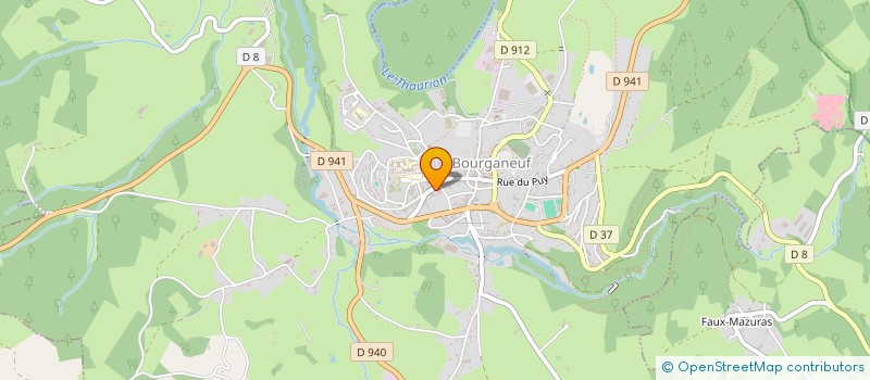 localisation de l'entreprise MONSIEUR SEBASTIEN BROCHARD à BOURGANEUF