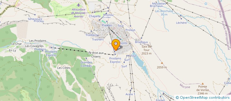 localisation de l'entreprise MONSIEUR SEBASTIEN BRON  MORZINE