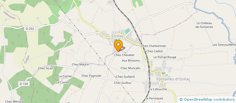 localisation de l'entreprise MONSIEUR SEBASTIEN BROSSARD  FONTAINES-D'OZILLAC