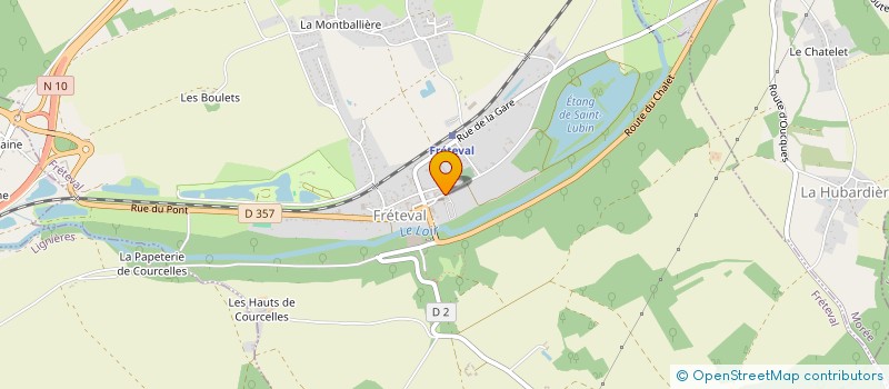 localisation de l'entreprise MONSIEUR SEBASTIEN BROSSARD  FRETEVAL