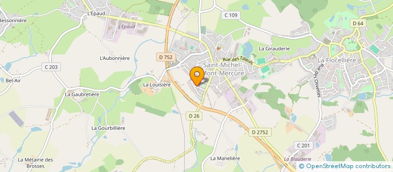 localisation de l'entreprise MONSIEUR SEBASTIEN BROSSET  SEVREMONT