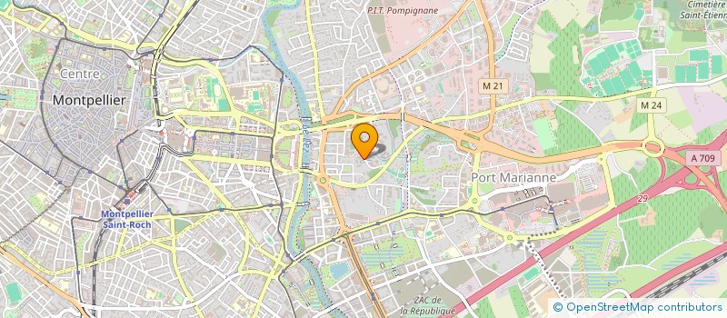 localisation de l'entreprise MONSIEUR SEBASTIEN BROU à MONTPELLIER