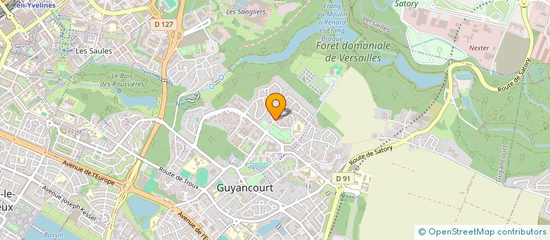 localisation de l'entreprise MONSIEUR SEBASTIEN BROUDIEU  GUYANCOURT