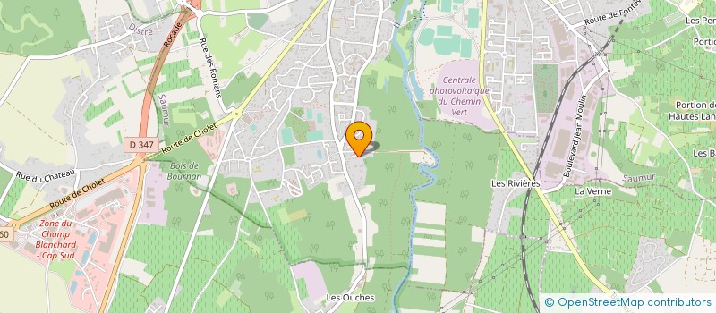 localisation de l'entreprise MONSIEUR SEBASTIEN BROUSSAS  SAUMUR