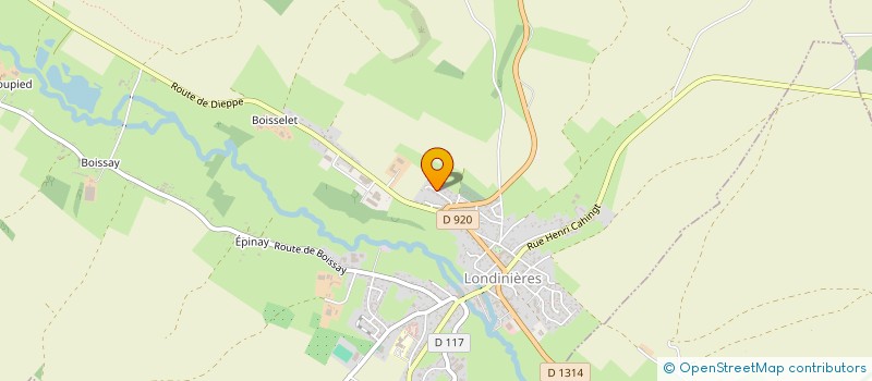 localisation de l'entreprise MONSIEUR SEBASTIEN BRUMARD  LONDINIERES