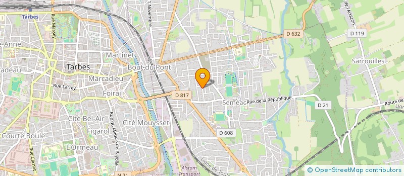 localisation de l'entreprise MONSIEUR SEBASTIEN BRUMAUD  SEMEAC