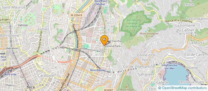 localisation de l'entreprise MONSIEUR SEBASTIEN BRUN à NICE