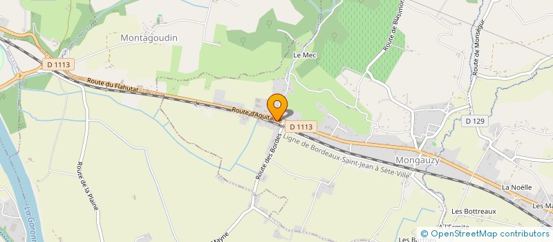 localisation de l'entreprise MONSIEUR SEBASTIEN BRUNE  MONGAUZY