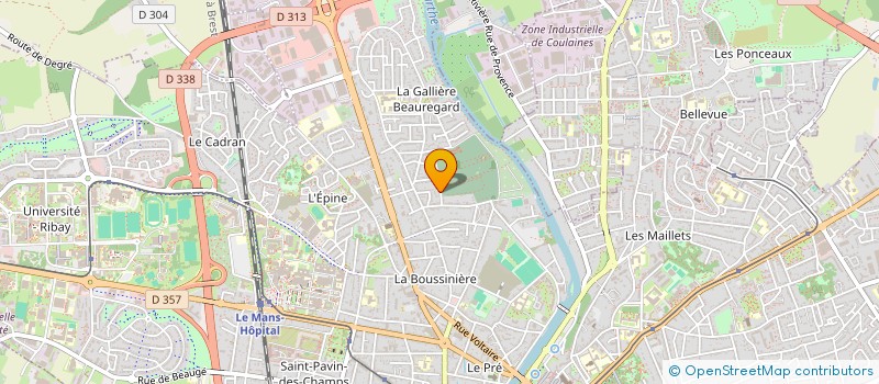 localisation de l'entreprise MONSIEUR SEBASTIEN BRUNEAU  LE MANS