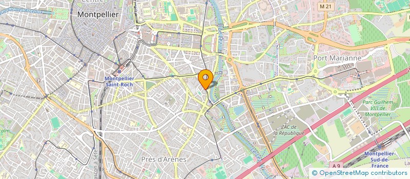 localisation de l'entreprise MONSIEUR SEBASTIEN BRUNET à MONTPELLIER
