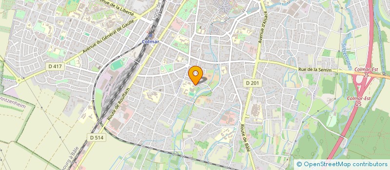 localisation de l'entreprise MONSIEUR SEBASTIEN BRUNNER  COLMAR