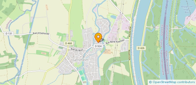 localisation de l'entreprise MONSIEUR SEBASTIEN BUCKEL  GERSTHEIM