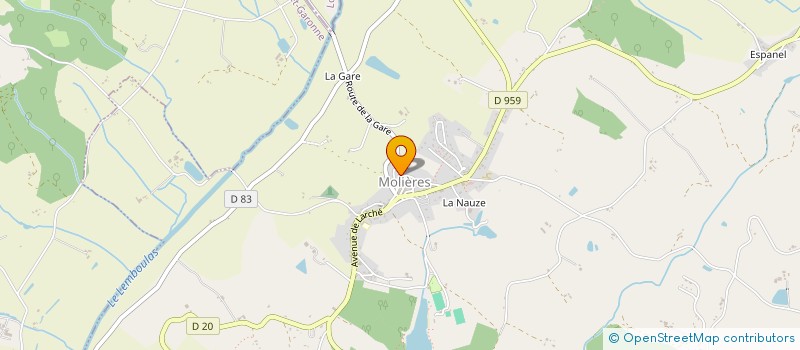 localisation de l'entreprise MONSIEUR SEBASTIEN BUE  VAZERAC