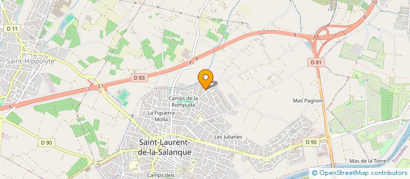 localisation de l'entreprise MONSIEUR SEBASTIEN BUIL  SAINT-LAURENT-DE-LA-SALANQUE