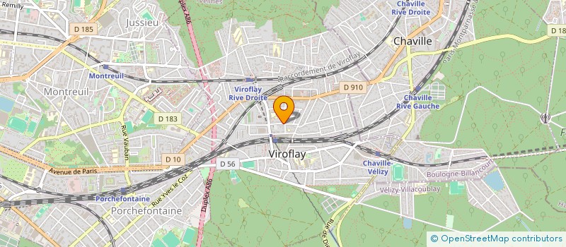 localisation de l'entreprise MONSIEUR SEBASTIEN BUISSON à VIROFLAY