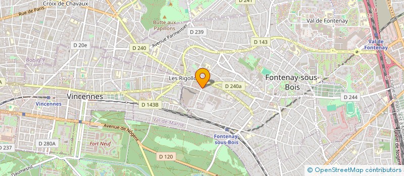 localisation de l'entreprise MONSIEUR SEBASTIEN BUISSON à FONTENAY-SOUS-BOIS