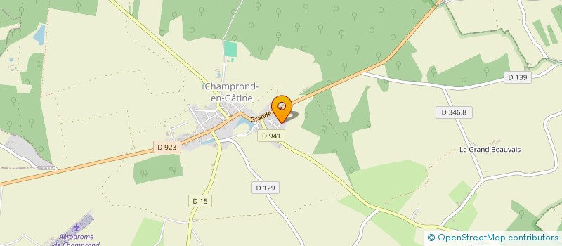 localisation de l'entreprise MONSIEUR SEBASTIEN BUISSON à CHAMPROND-EN-GATINE