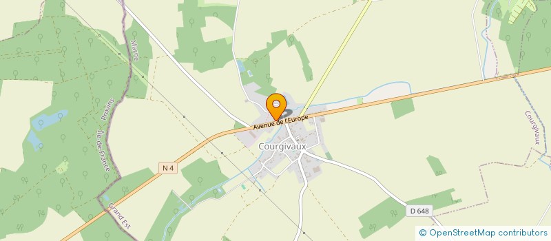 localisation de l'entreprise MONSIEUR SEBASTIEN BULAND  COURGIVAUX