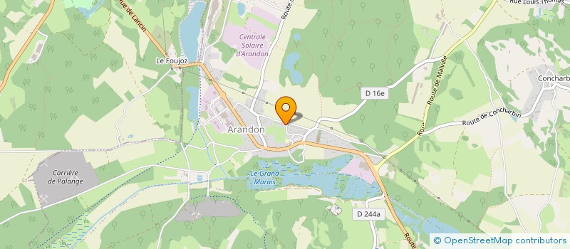 localisation de l'entreprise MONSIEUR SEBASTIEN BULLIOD  ARANDON-PASSINS