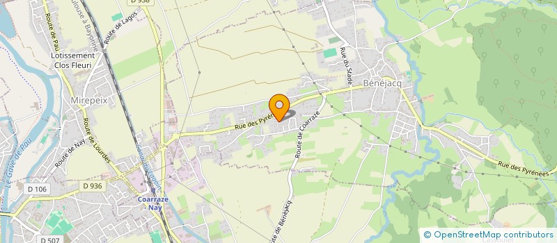 localisation de l'entreprise MONSIEUR SEBASTIEN BUNALES PERANDRES  BENEJACQ