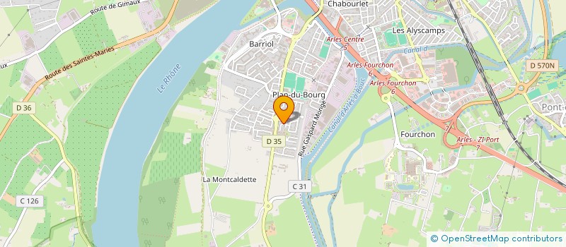 localisation de l'entreprise MONSIEUR SEBASTIEN BUNTZ à ARLES