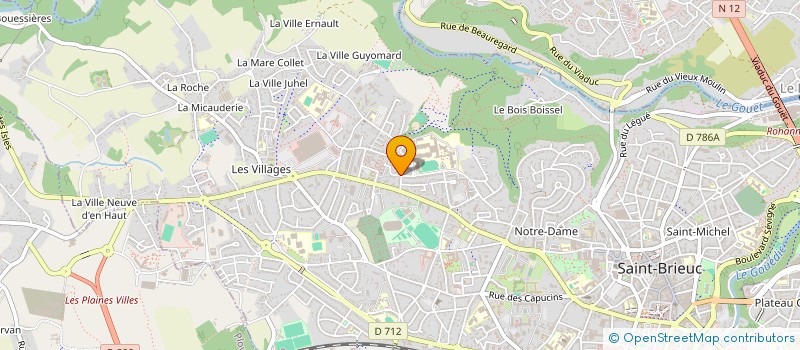 localisation de l'entreprise MONSIEUR SEBASTIEN BUREAU à SAINT-BRIEUC