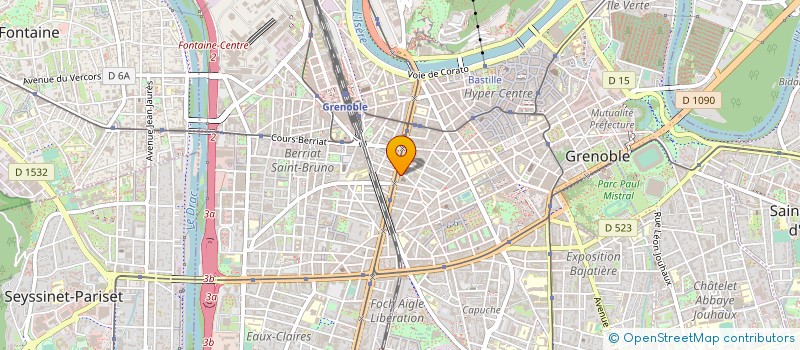 localisation de l'entreprise MONSIEUR SEBASTIEN BURET à GRENOBLE