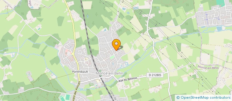 localisation de l'entreprise MONSIEUR SEBASTIEN BURIEZ  MONCE-EN-BELIN