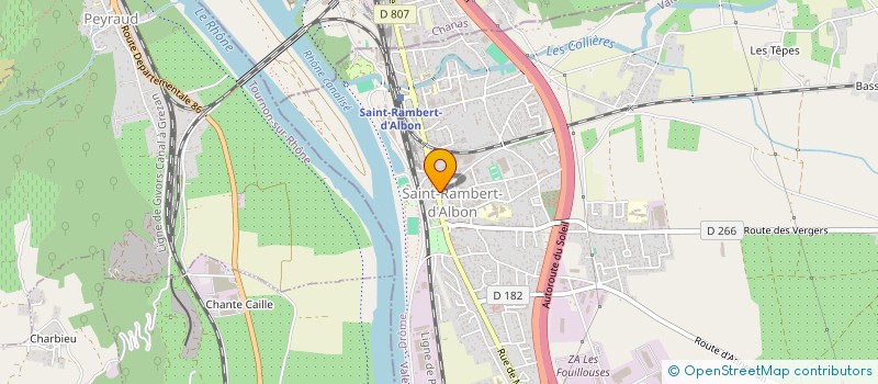 localisation de l'entreprise MONSIEUR SEBASTIEN BUTHION  SAINT-RAMBERT-D'ALBON