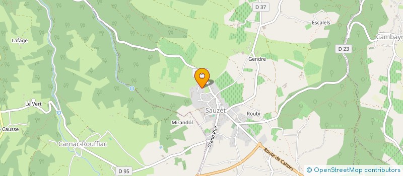 localisation de l'entreprise MONSIEUR SEBASTIEN BUZENAC  LALBENQUE