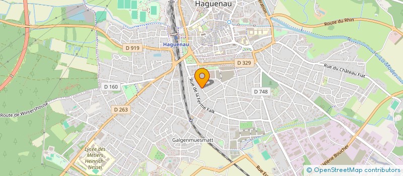 localisation de l'entreprise MONSIEUR SEBASTIEN CABANES  HAGUENAU