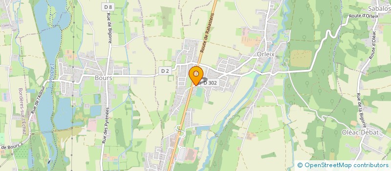 localisation de l'entreprise MONSIEUR SEBASTIEN CABASSIER  ORLEIX