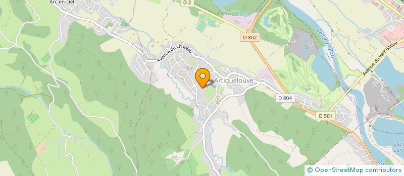 localisation de l'entreprise MONSIEUR SEBASTIEN CABELLO  ARTIGUELOUVE