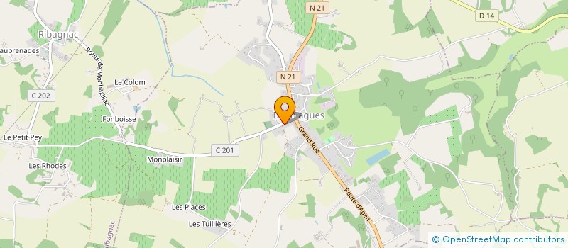 localisation de l'entreprise MONSIEUR SEBASTIEN CACCAVO  BOUNIAGUES