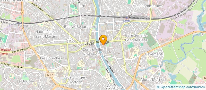 localisation de l'entreprise MONSIEUR SEBASTIEN CACHEUX  LAVAL