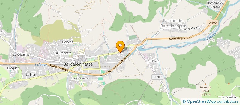 localisation de l'entreprise MONSIEUR SEBASTIEN CADART à BARCELONNETTE