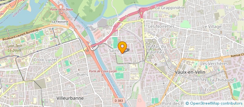 localisation de l'entreprise MONSIEUR SEBASTIEN CADE  VILLEURBANNE