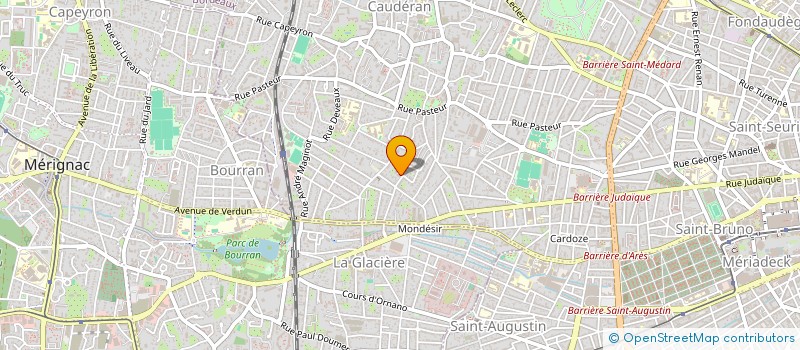 localisation de l'entreprise MONSIEUR SEBASTIEN CADREN  BORDEAUX