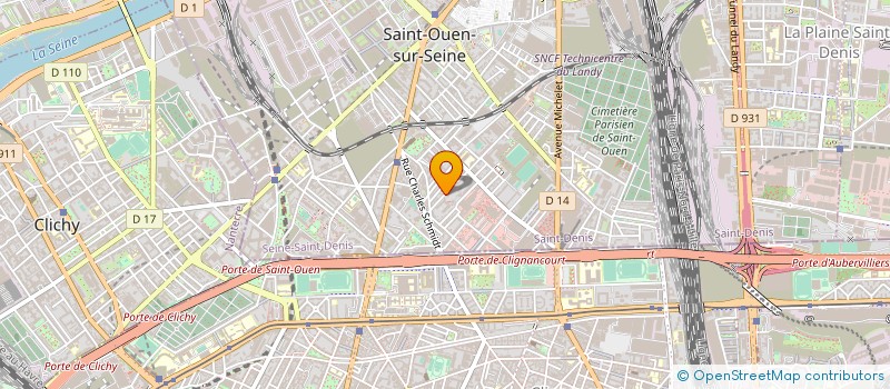 localisation de l'entreprise MONSIEUR SEBASTIEN CAEKEBEKE à SAINT-OUEN-SUR-SEINE