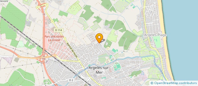 localisation de l'entreprise MONSIEUR SEBASTIEN CAGNARD  ARGELES-SUR-MER