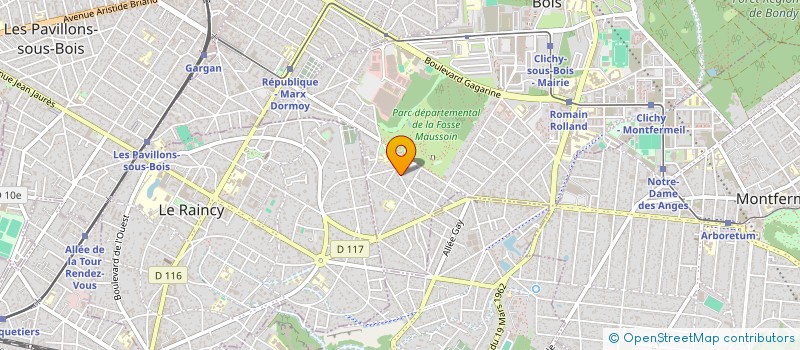 localisation de l'entreprise MONSIEUR SEBASTIEN CAILLAT à CLICHY-SOUS-BOIS