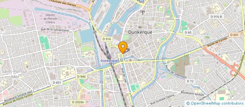 localisation de l'entreprise MONSIEUR SEBASTIEN CAILLIAU à DUNKERQUE