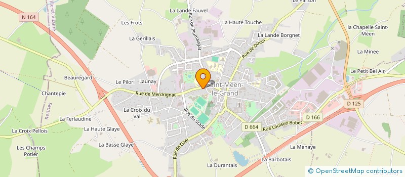 localisation de l'entreprise MONSIEUR SEBASTIEN CAILLOUX  SAINT-MEEN-LE-GRAND