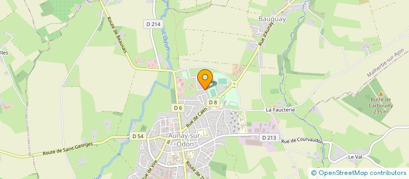 localisation de l'entreprise MONSIEUR SEBASTIEN CALBRY  LES MONTS D'AUNAY