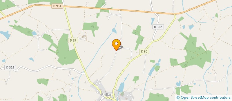 localisation de l'entreprise MONSIEUR SEBASTIEN CALLEAU  BRILLAC