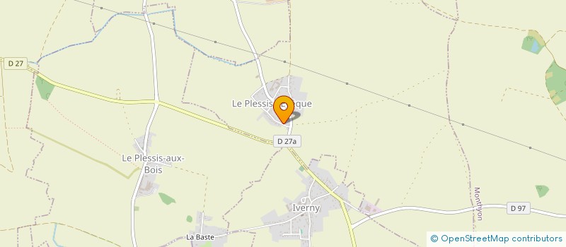 localisation de l'entreprise MONSIEUR SEBASTIEN CALLEEUW  LE PLESSIS-L'EVEQUE