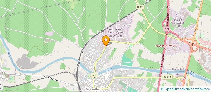 localisation de l'entreprise MONSIEUR SEBASTIEN CALMON  CASES-DE-PENE