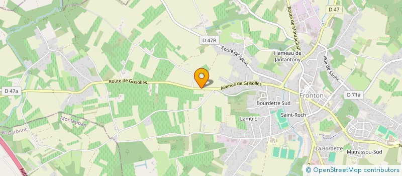 localisation de l'entreprise MONSIEUR SEBASTIEN CALONNE  PELLEPORT