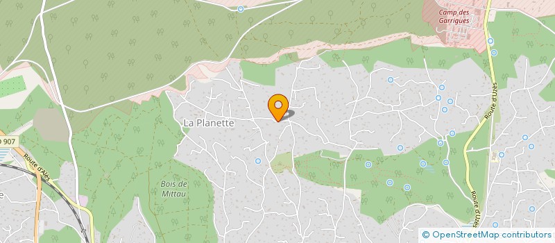 localisation de l'entreprise MONSIEUR SEBASTIEN CALVEZ  NIMES